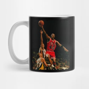 Michael Jordan Wearing No.45 vs Indiana Pacers Mug